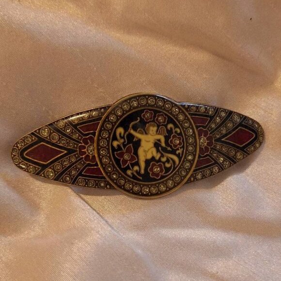 Cupid/Cherub Barrette - Picture 1 of 2